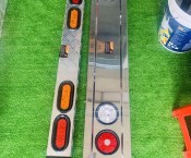 Cản sau trang trí cho xe tải có đèn LED