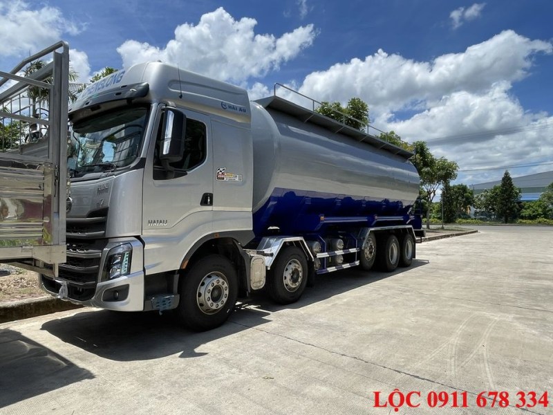 Chenglong 5 chân bồn chở cám 33 khối bơm thổi khí nén