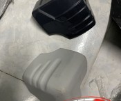 Chụp góc thùng kín xe tải thùng đông lạnh 